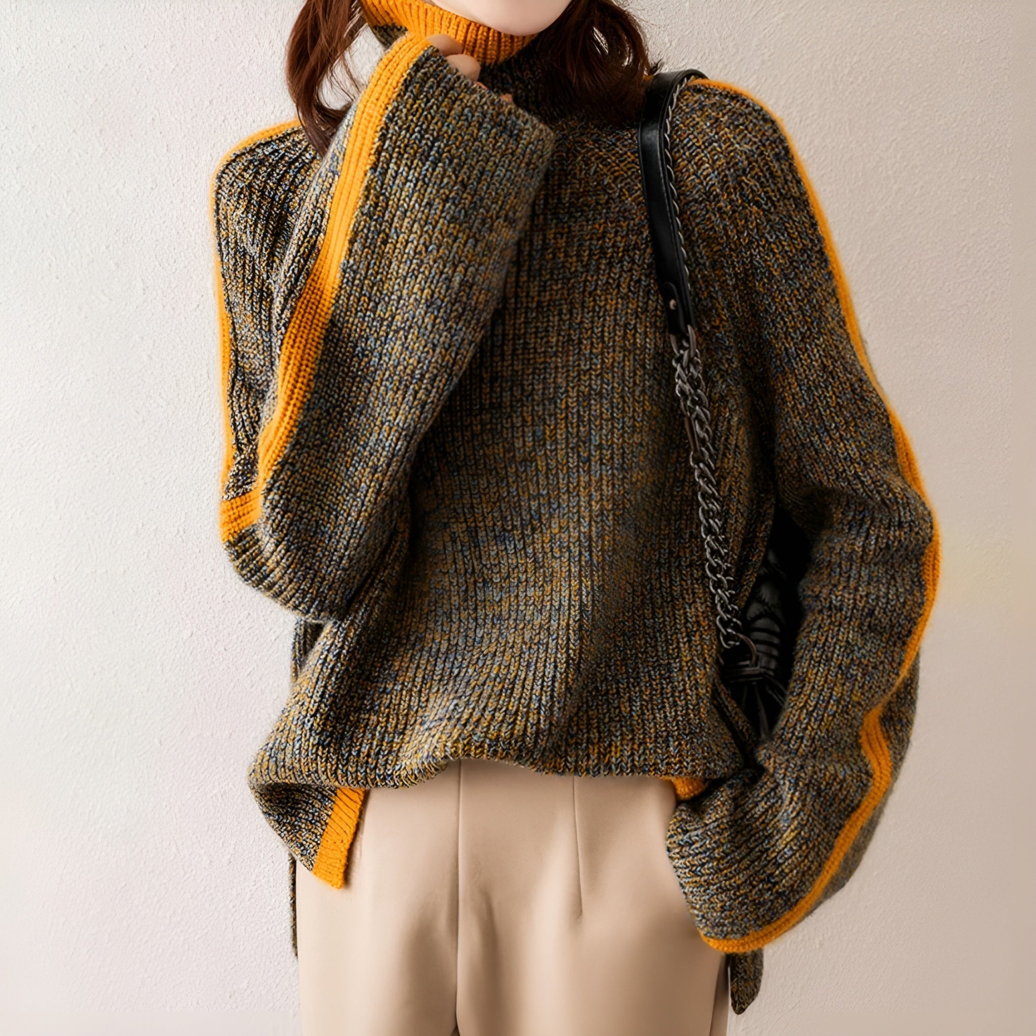 Women's Warm Cozy Winter Sweater | Soft Knit Pullover for Cold Season Comfort