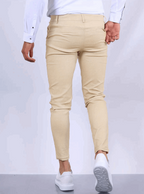 Men's Stretch Chinos | Slim Fit Khaki Pants with Waist Sizing