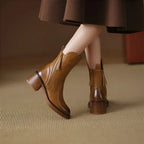 Women's Leather Shoes with Cushioned Insole | Comfortable Everyday Flats