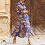 Women's Classic Shirt Dress with Timeless Elegance