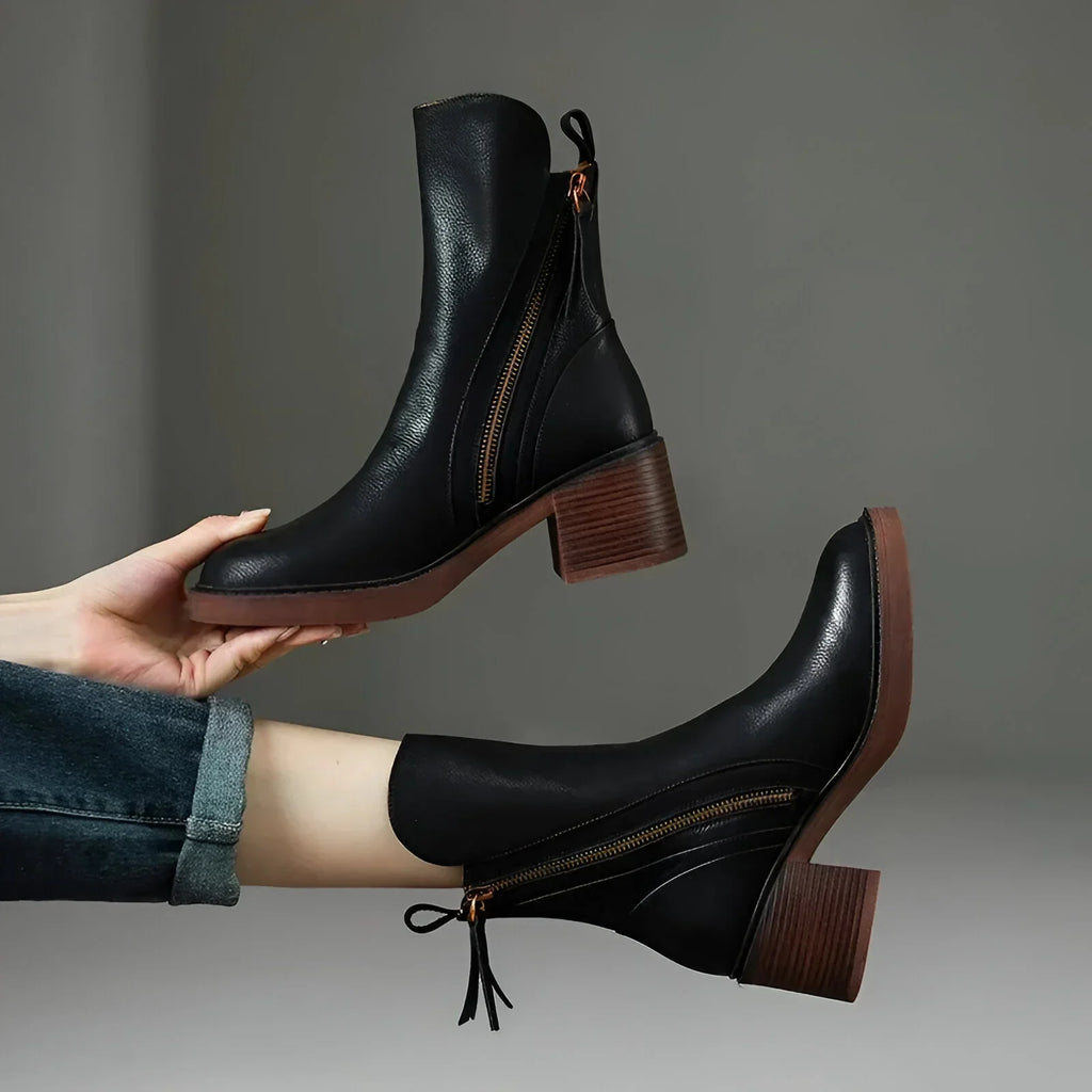 Women's Leather Shoes with Cushioned Insole | Comfortable Everyday Flats
