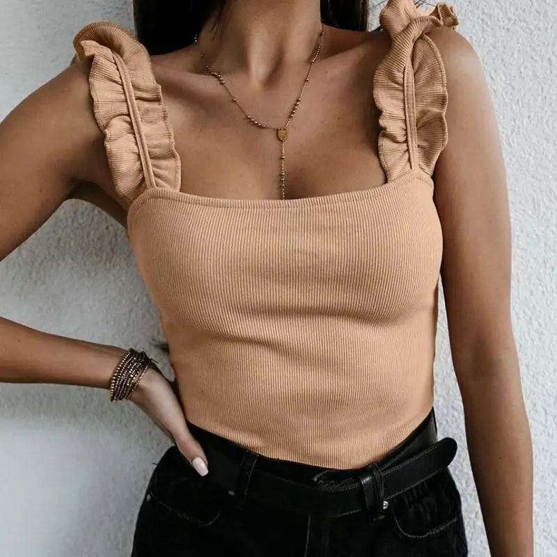 Women's Charming Ruffled Top