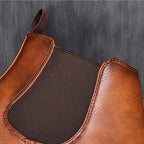Men's Classic Chelsea Boots | Timeless Leather-Look Ankle Boots for the Modern Man