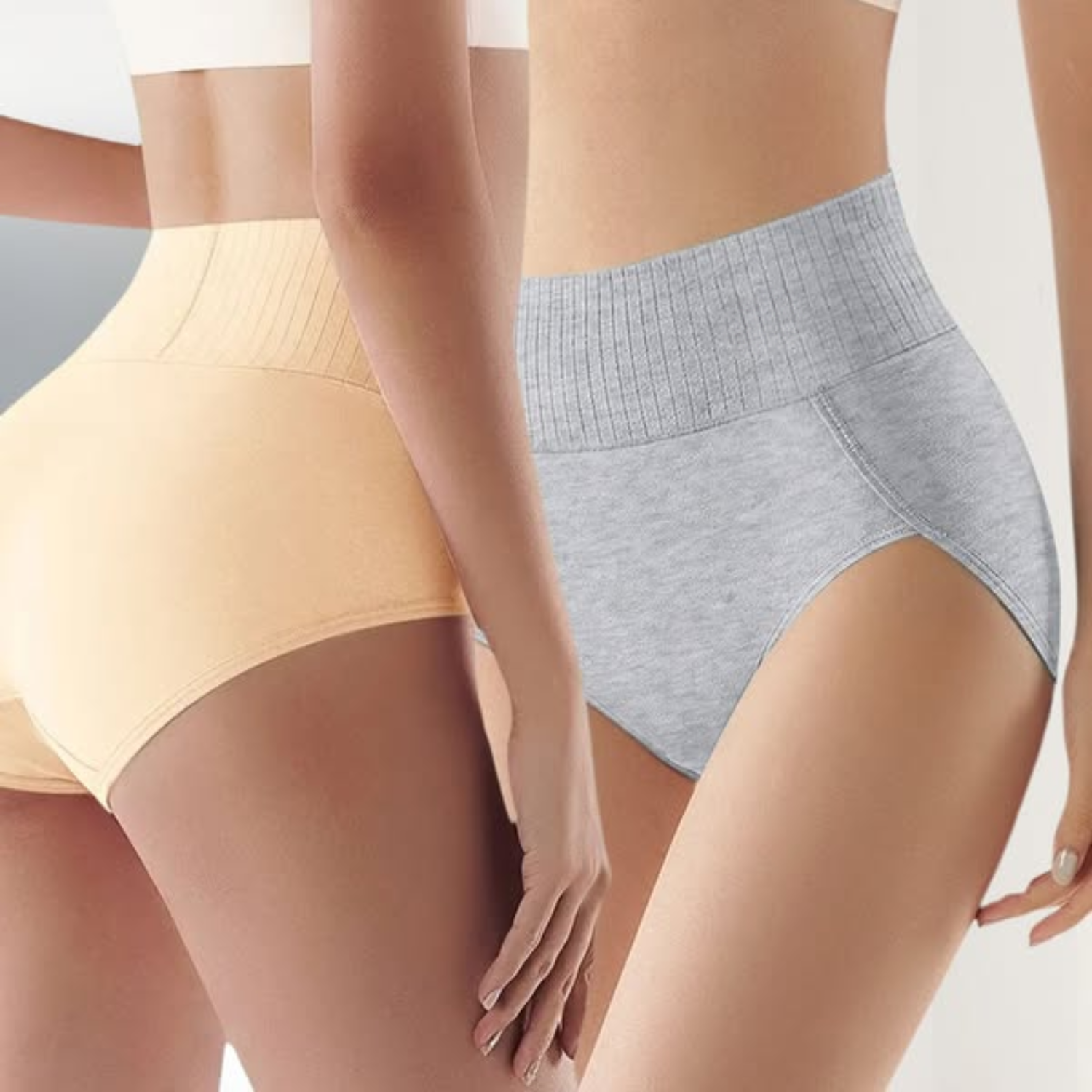 Women's High-Waist Tummy Control Briefs Set