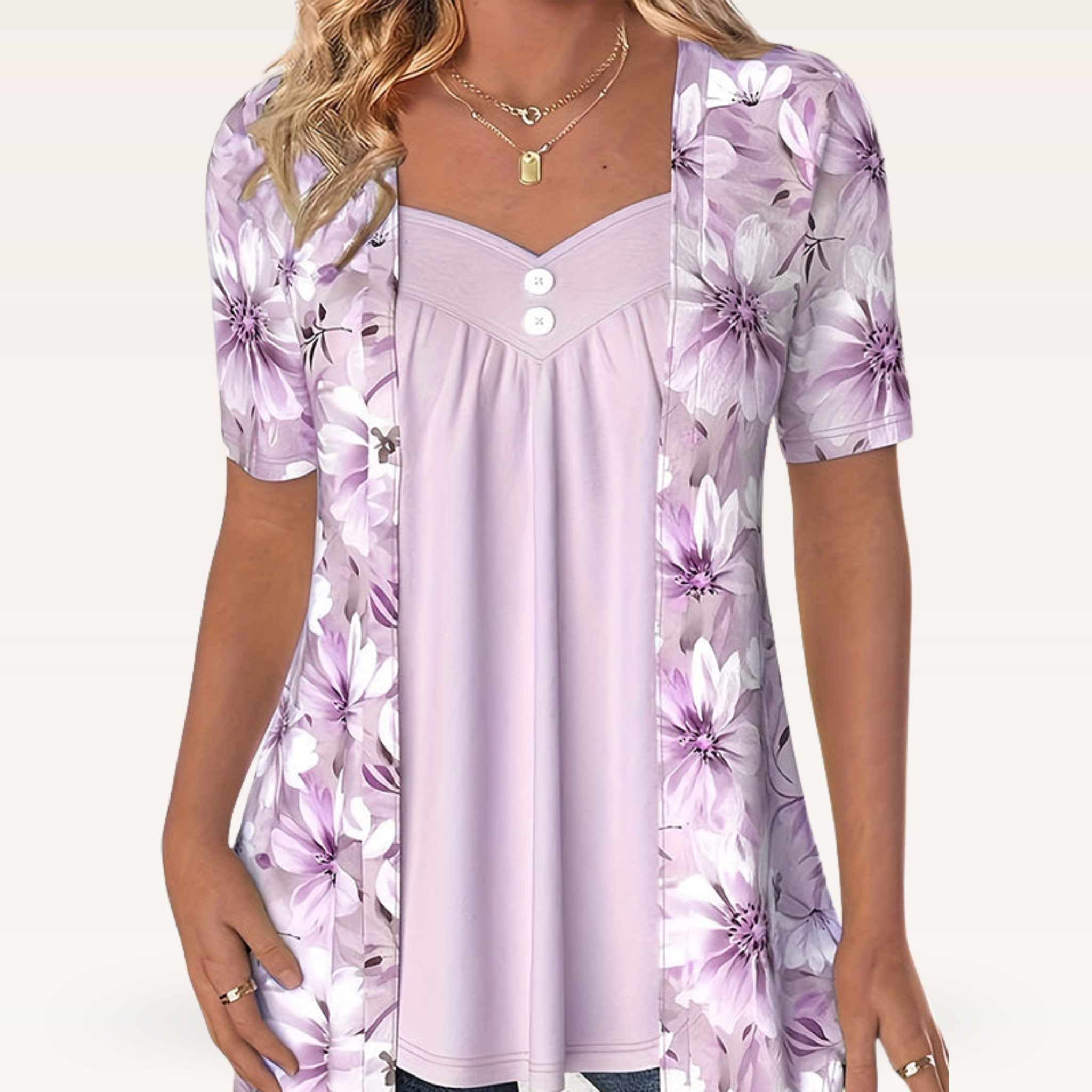 Women's Elegant Floral Blouse