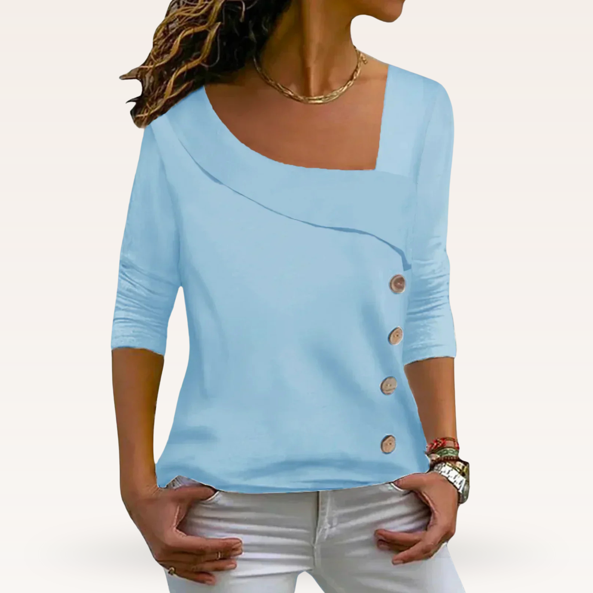 Women's Stylish Button-Up Shirt