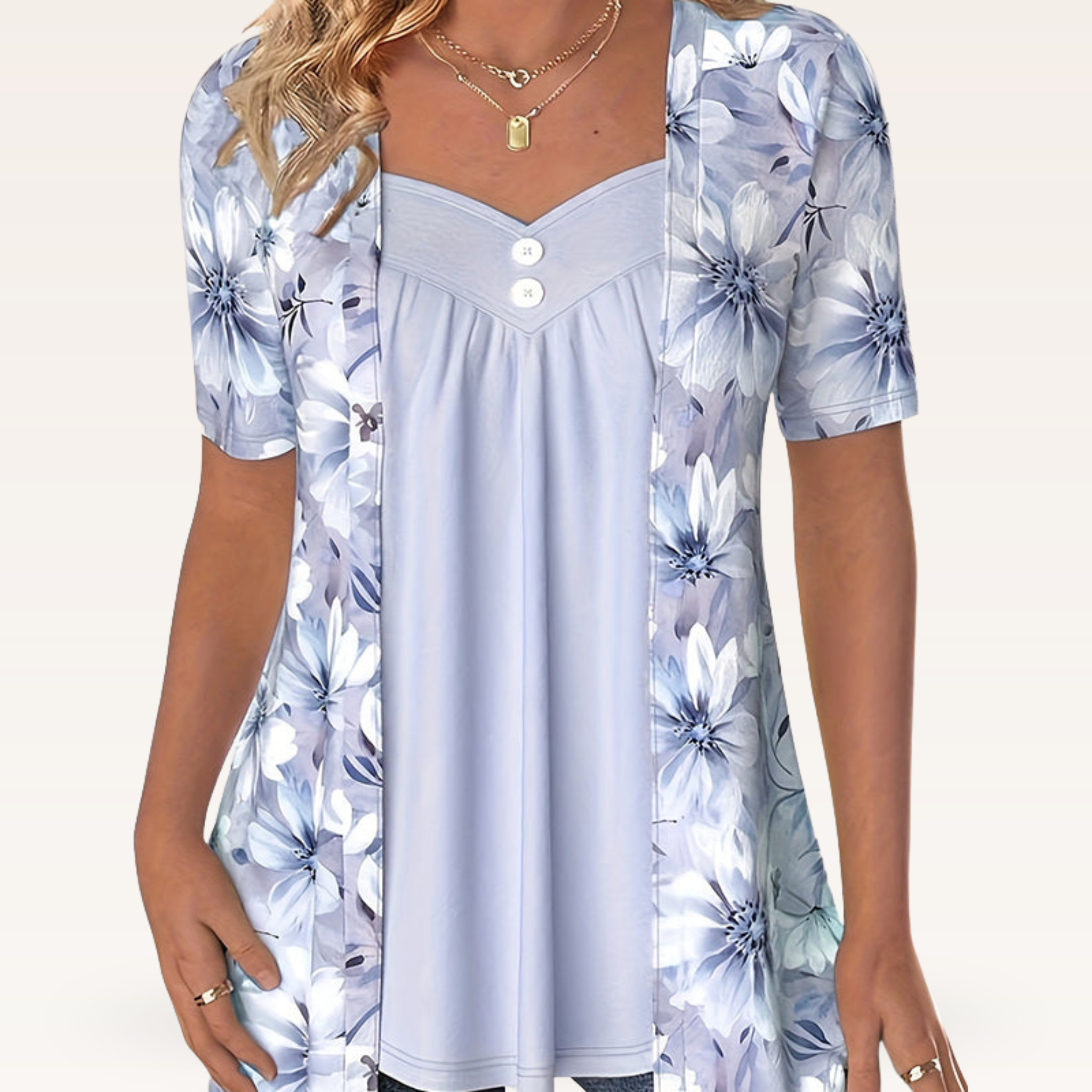 Women's Elegant Floral Blouse