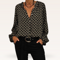 Women's Geometric Chic Blouse