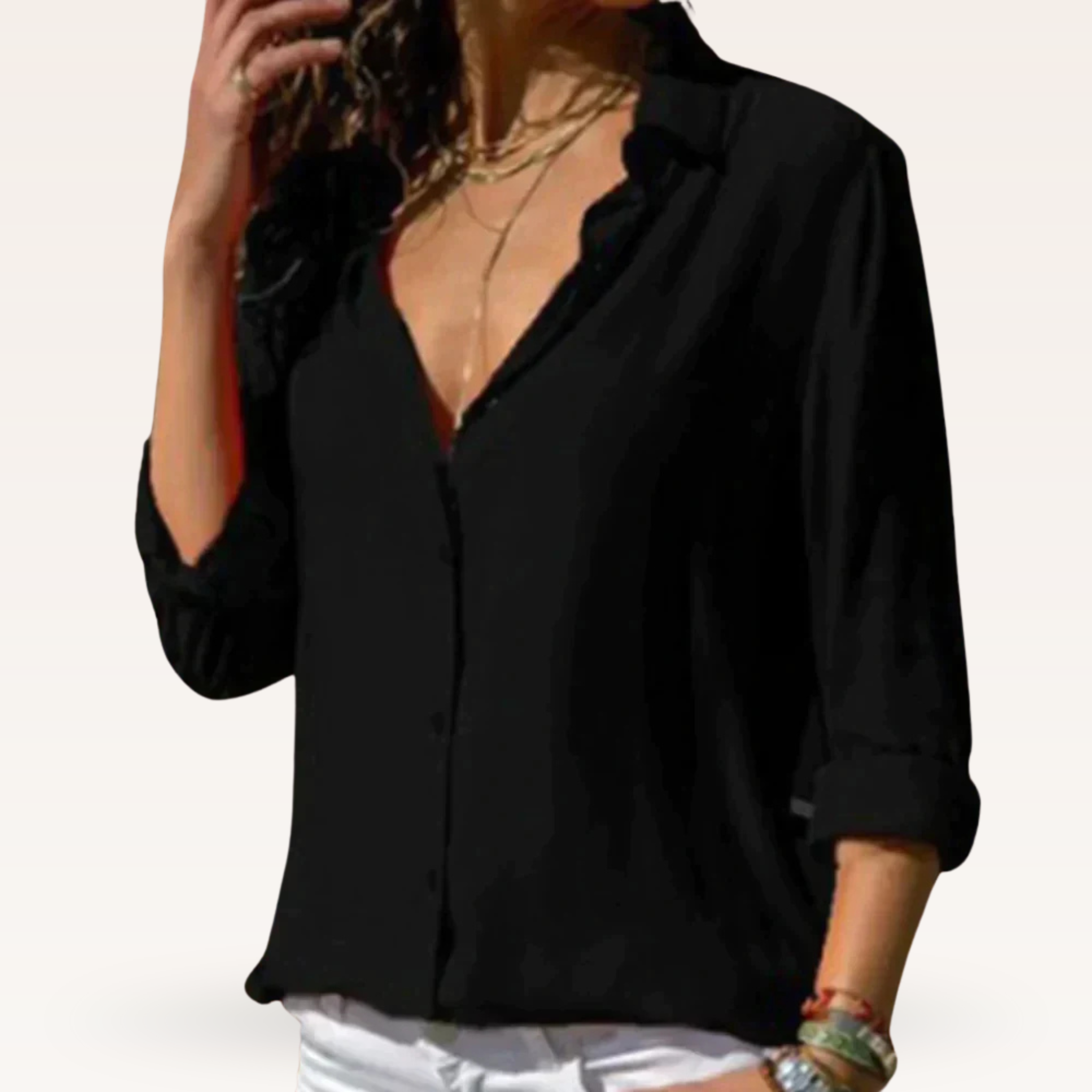 Women's Classic Button-Down Blouse