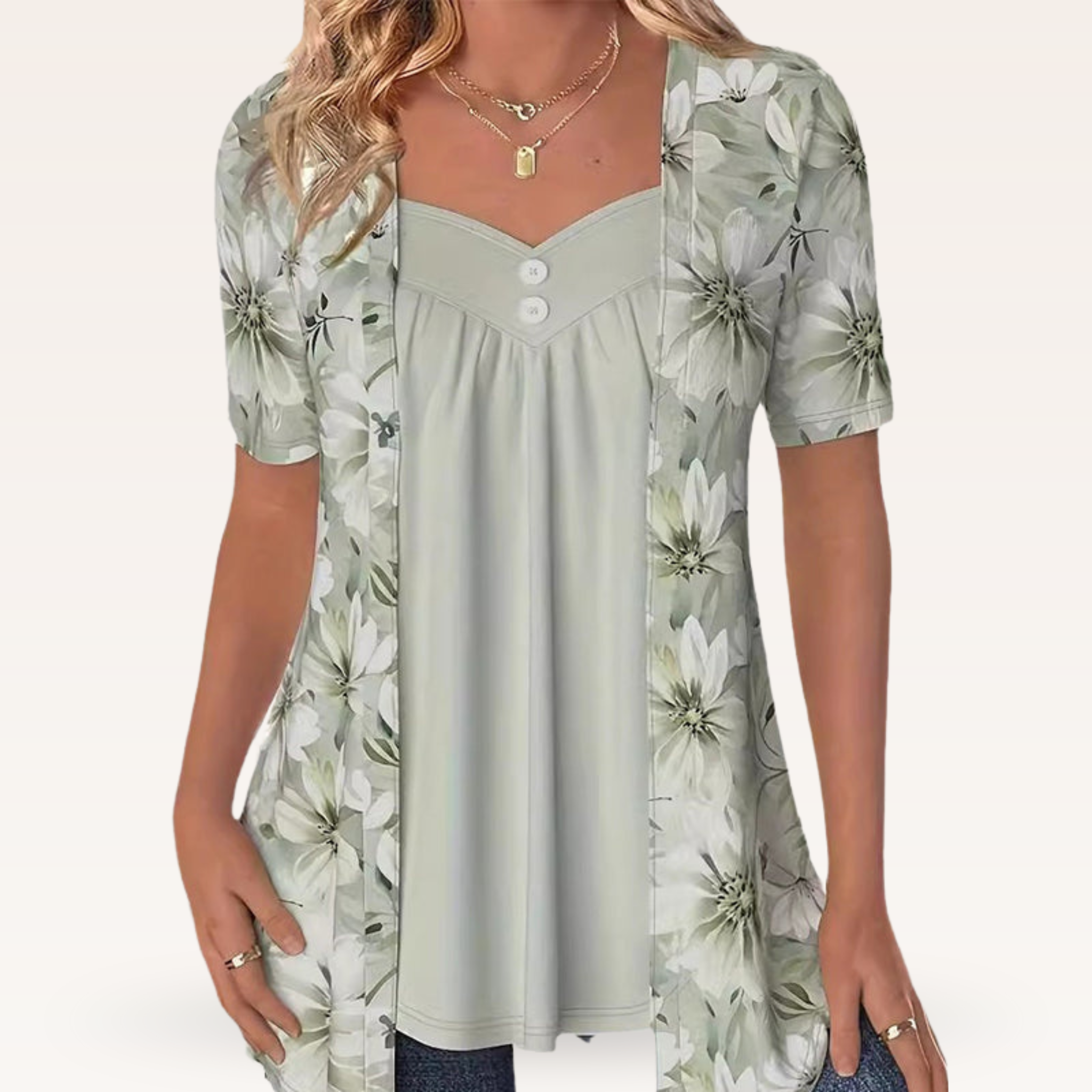Women's Elegant Floral Blouse