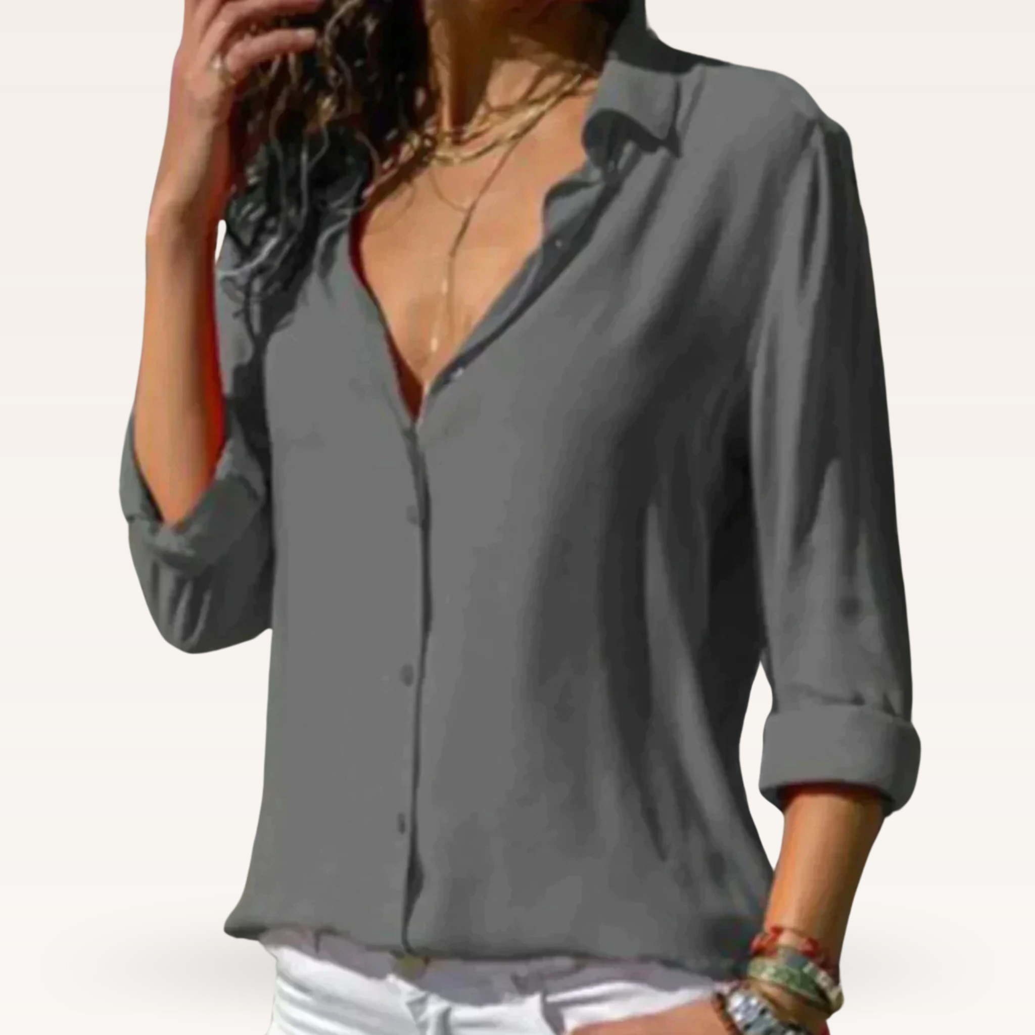 Women's Classic Button-Down Blouse