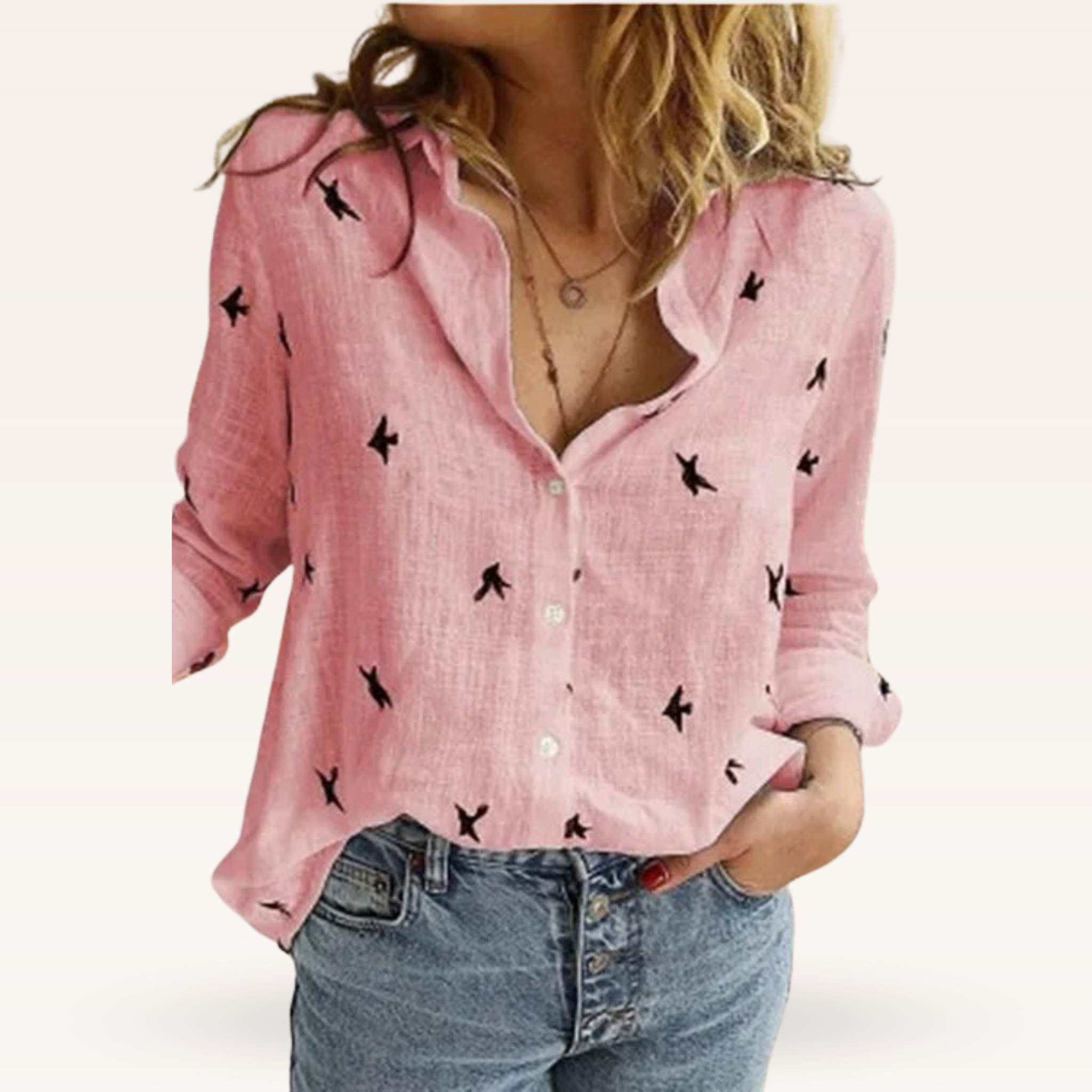 Women's Fine Floral Blouse