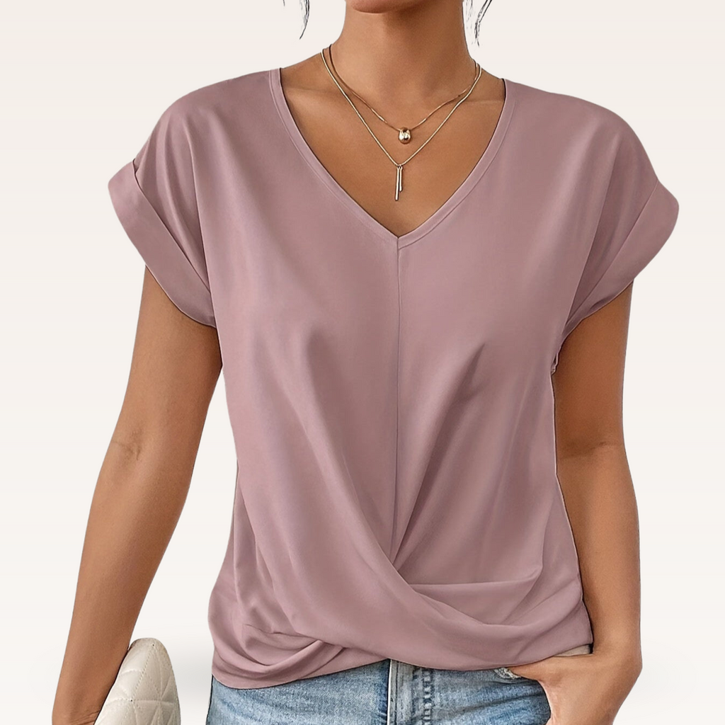 Women's Chic V-Neck T-Shirt