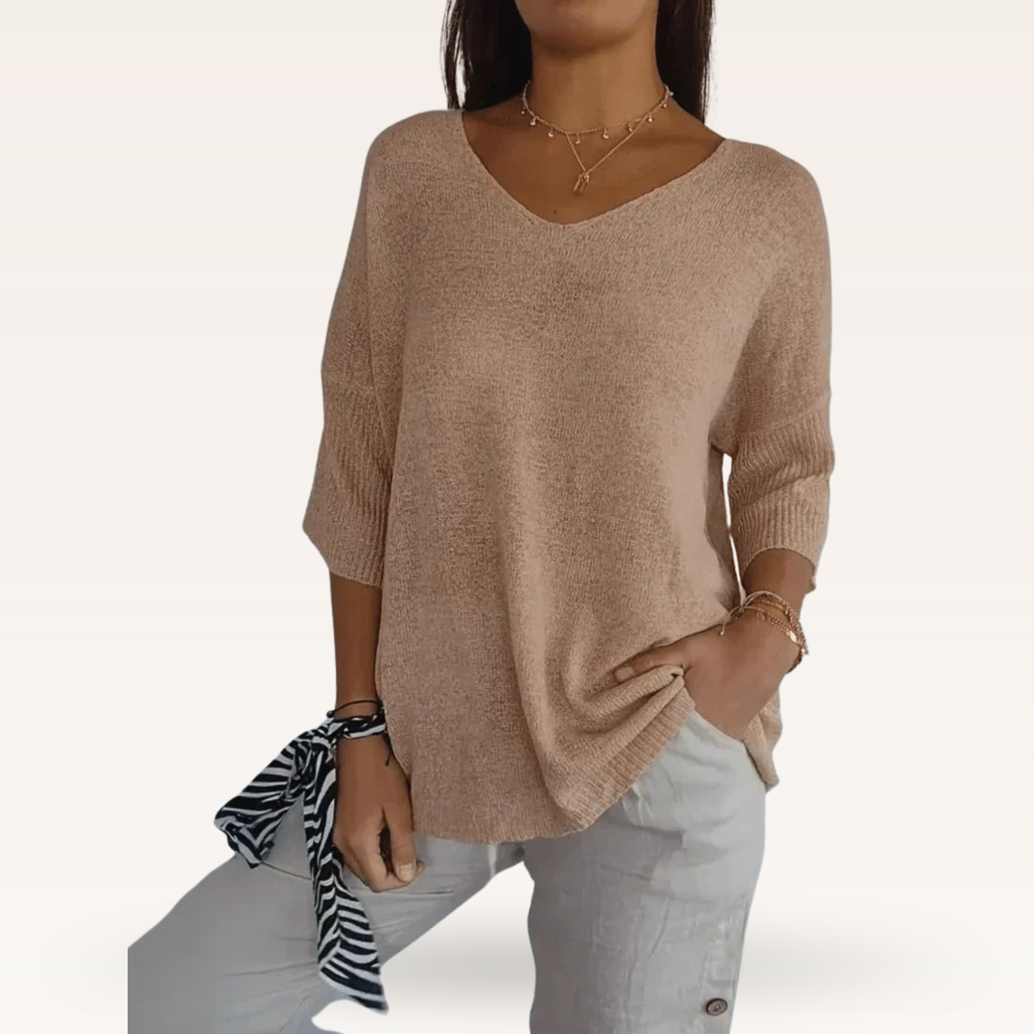 Women's Chic V-Neck Top