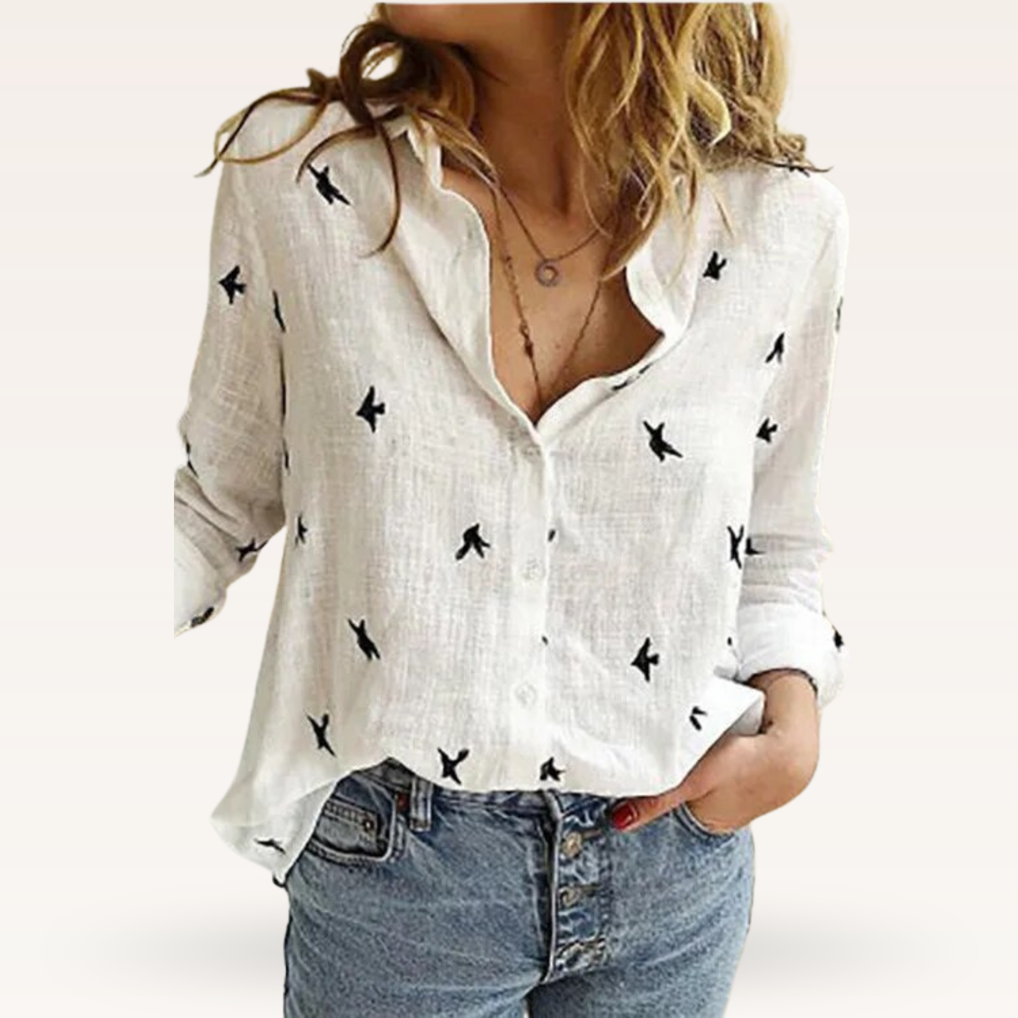 Women's Fine Floral Blouse