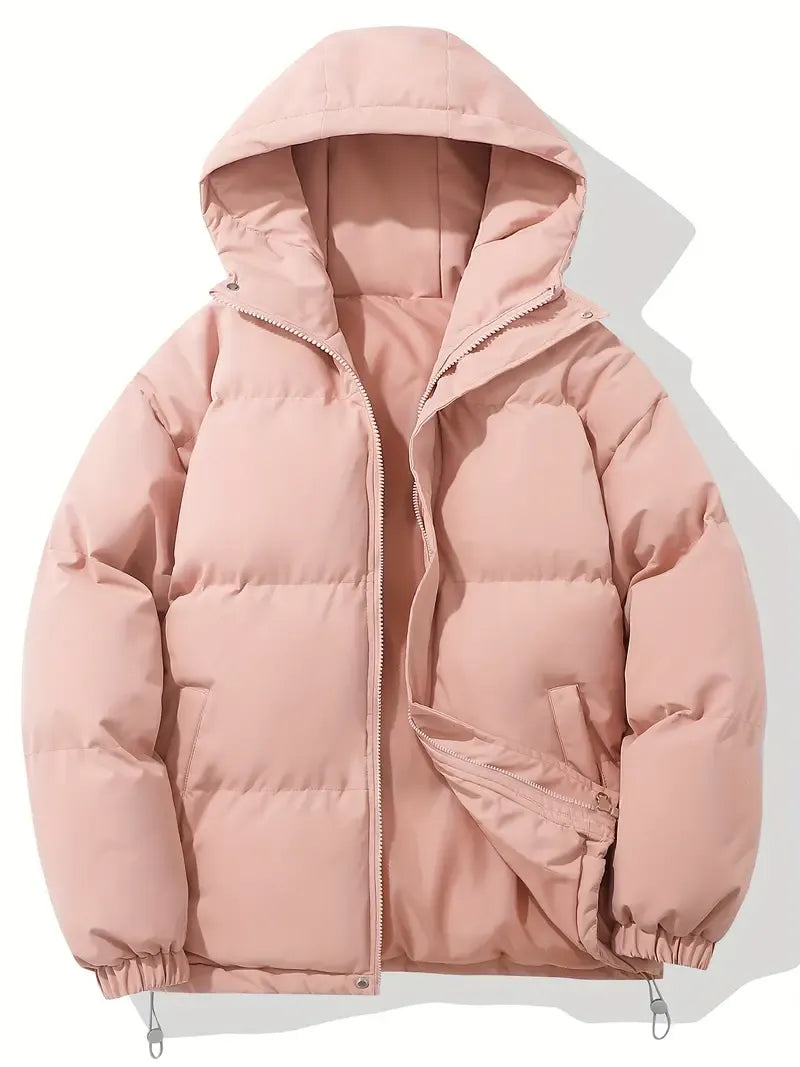 Women's Warm Winter Jacket with Hood – Lightweight Comfortable Puffer Coat
