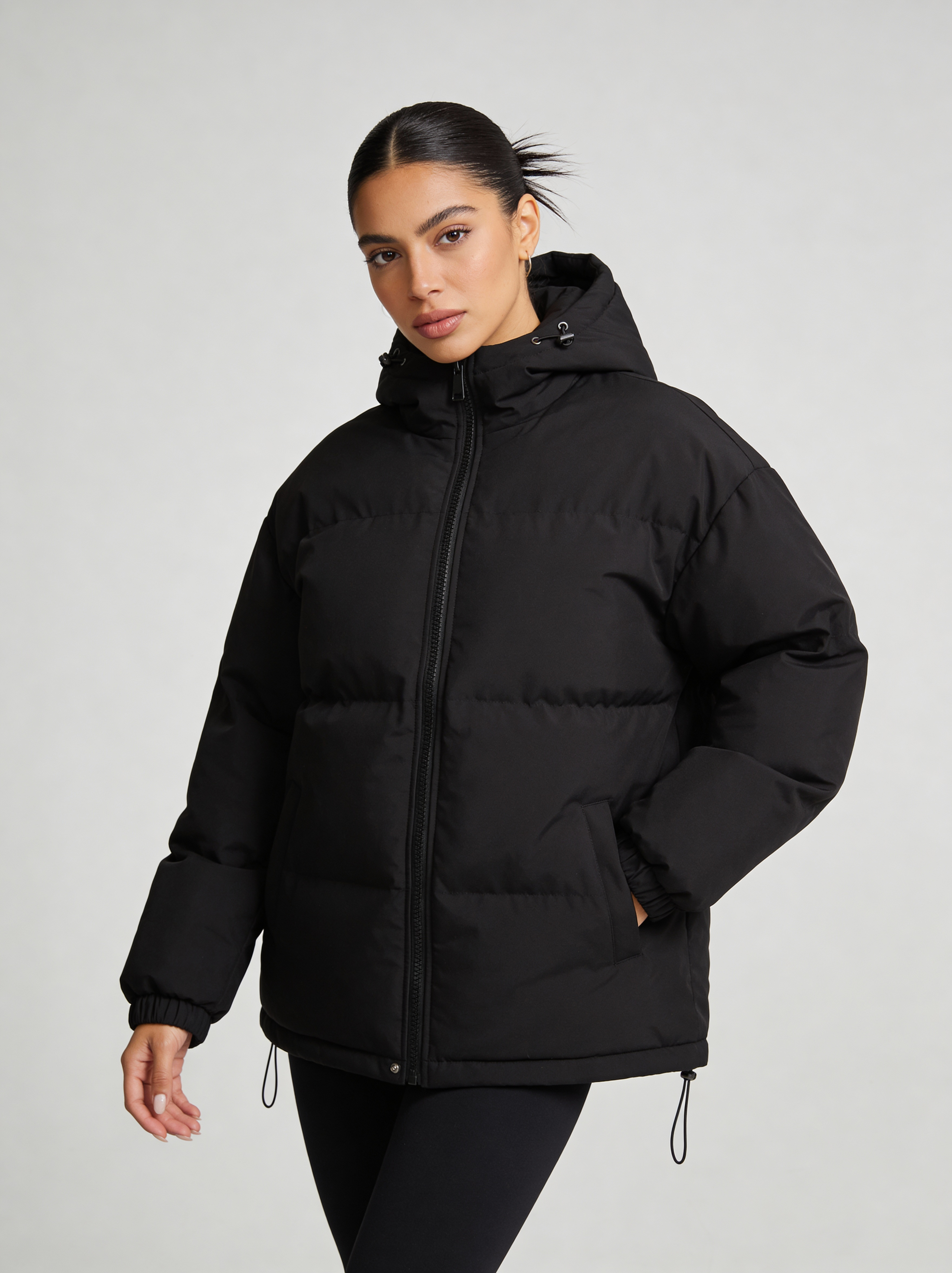 Women's Warm Winter Jacket with Hood – Lightweight Comfortable Puffer Coat