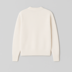 Women's Heart Knit Sweater – Soft Cozy Pullover with Heart Detail
