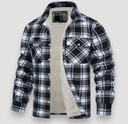 Men's Plaid Flannel Shirt Jacket | Classic Lumberjack Shacket for Fall & Winter