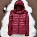 Women's Lightweight Quilted Jacket – Crimson Red