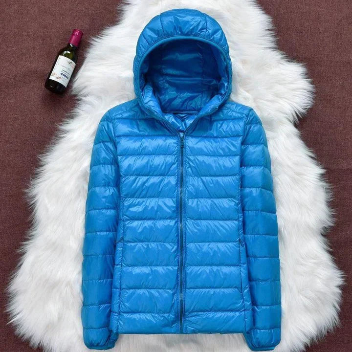 Women's Ultra-Light Puffer Jacket with Hood