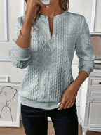 Women's Zip-Up Pullover Sweater | Chic Half-Zip Knitwear for Every Season