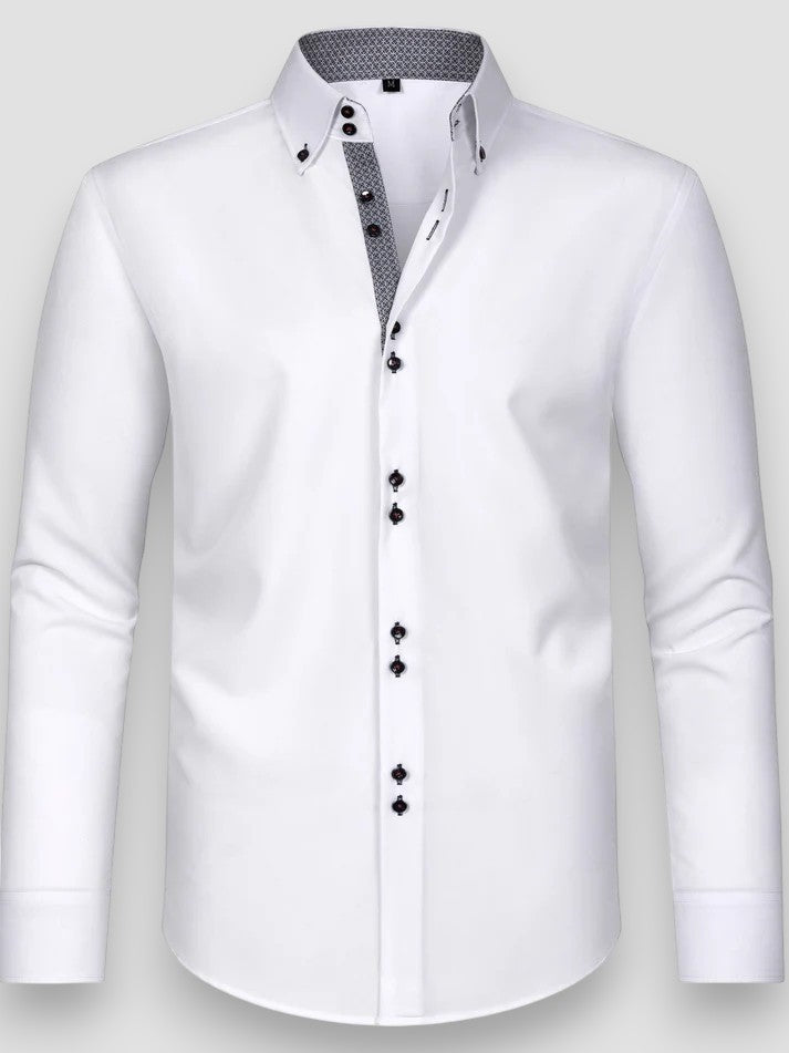 Men's Modern Button-Up Shirt