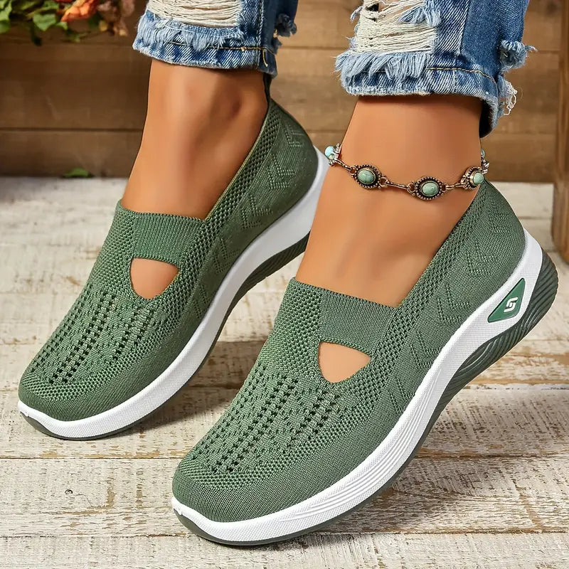 Women's Comfortable Slip-On Sneakers | Lightweight Casual Walking Shoes in Multiple Colors