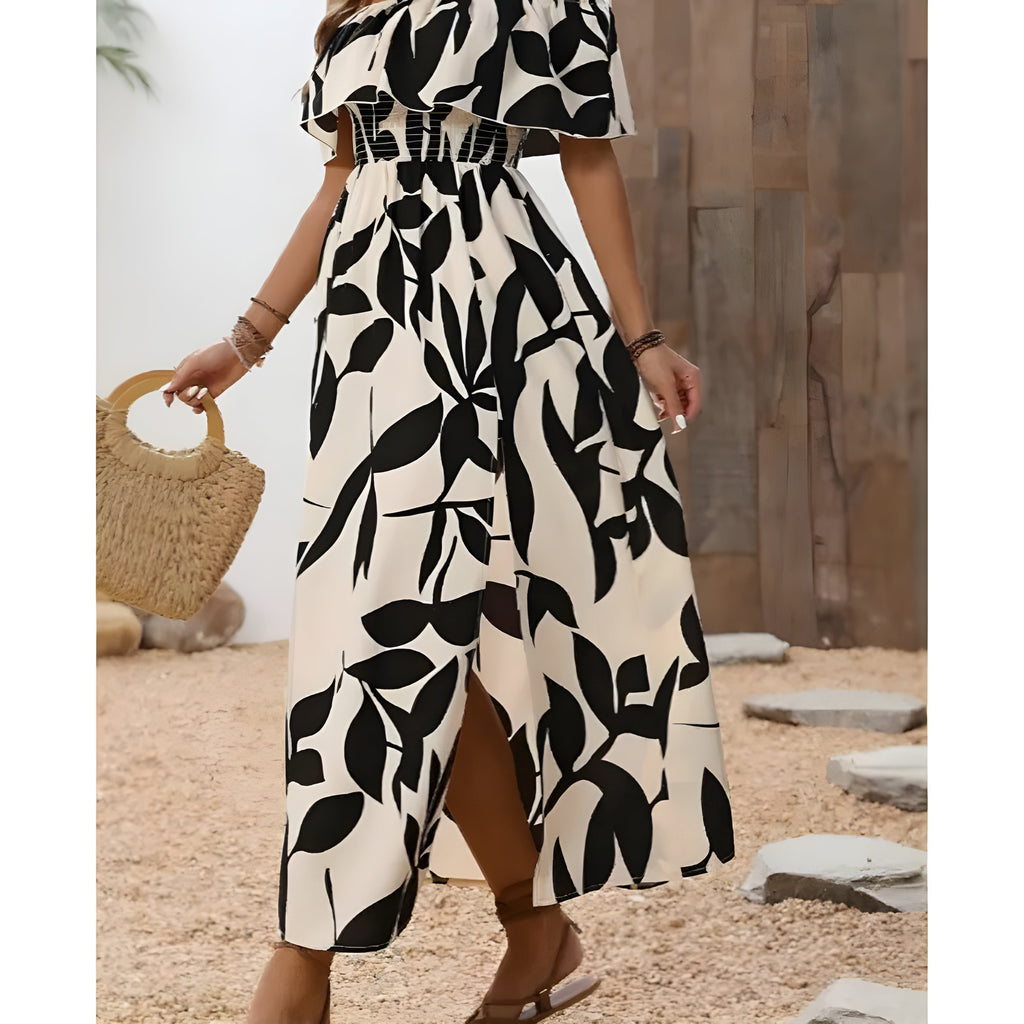 Women's Airy Maxi Dress with Timeless Elegance