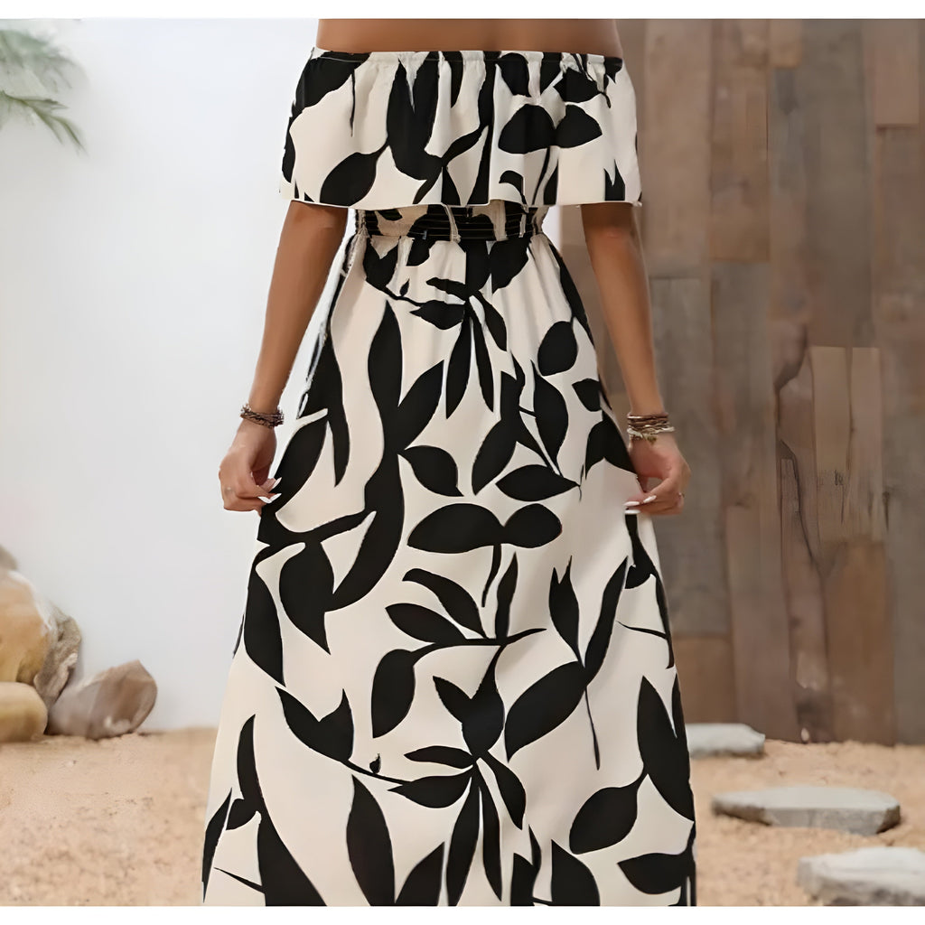 Women's Airy Maxi Dress with Timeless Elegance
