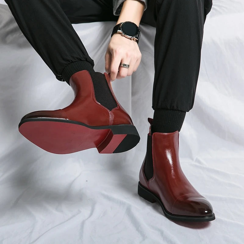 Men's Luxury Leather Chelsea Boots