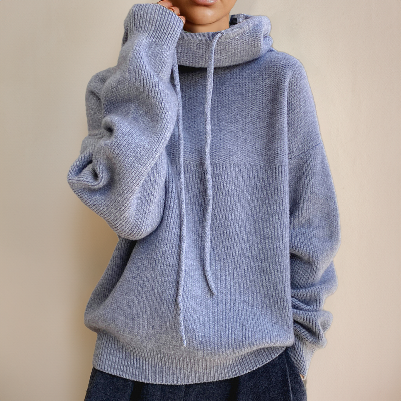 Women's Stylish High-Neck Sweater