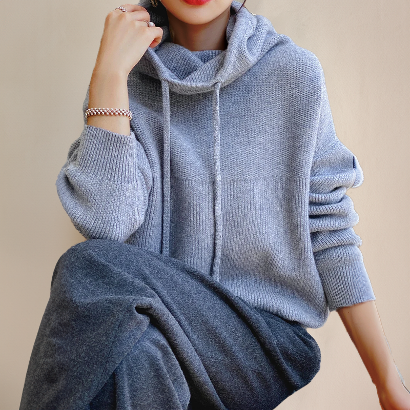 Women's Stylish High-Neck Sweater