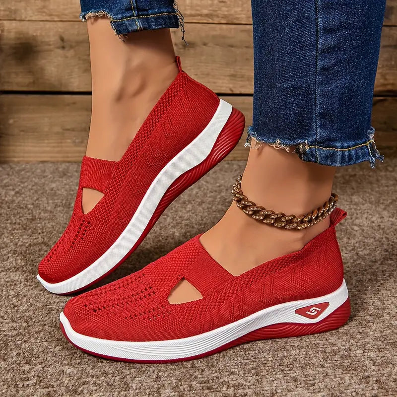 Women's Comfortable Slip-On Sneakers | Lightweight Casual Walking Shoes in Multiple Colors