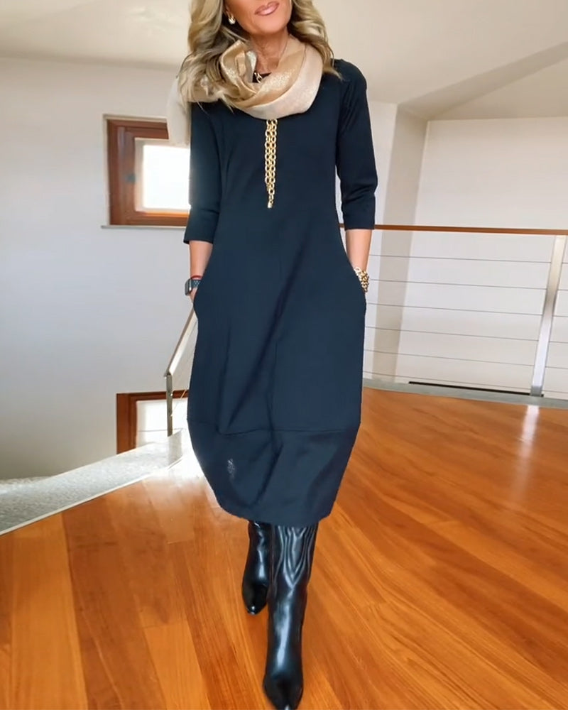 Women's Elegant Comfort Dress | Versatile Everyday Dress for Effortless Style