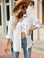 Women's Elegant V-Neck Blouse