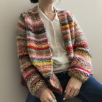 Women's Colorful Retro Sweater