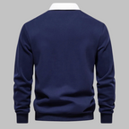 Men's Polo Neck Sweater | Sleek Knitwear Combining Comfort and Refined Style