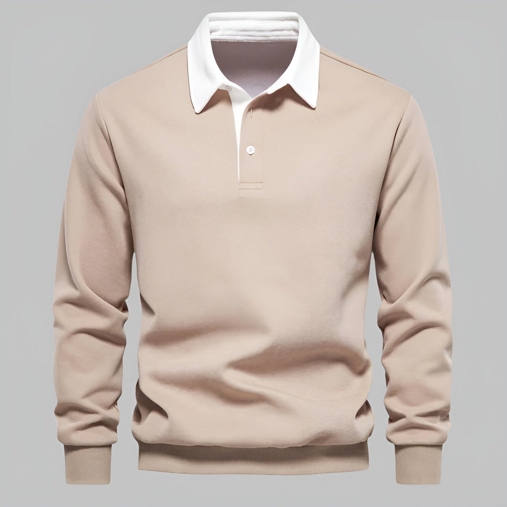 Men's Polo Neck Sweater | Sleek Knitwear Combining Comfort and Refined Style