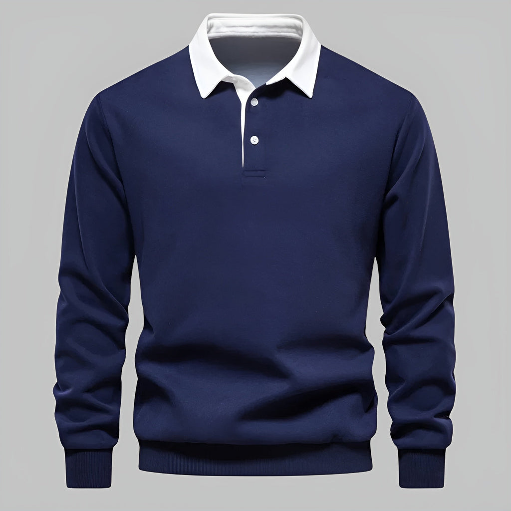 Men's Polo Neck Sweater | Sleek Knitwear Combining Comfort and Refined Style