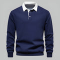 Men's Polo Neck Sweater | Sleek Knitwear Combining Comfort and Refined Style