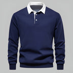 Men's Polo Neck Sweater | Sleek Knitwear Combining Comfort and Refined Style