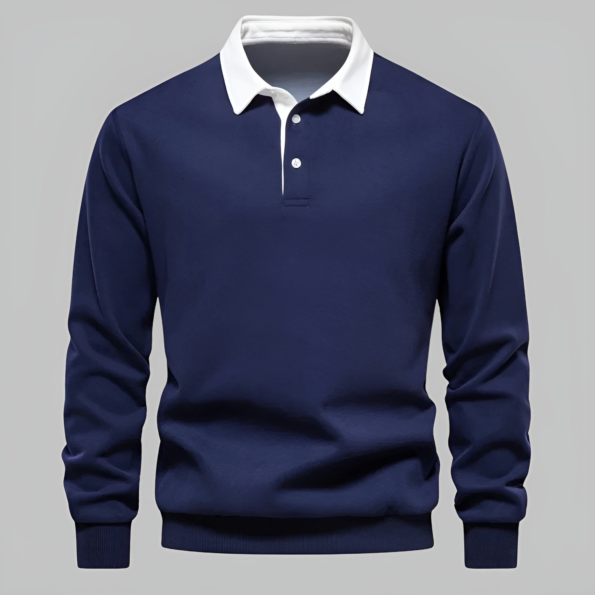 Men's Polo Neck Sweater | Sleek Knitwear Combining Comfort and Refined Style