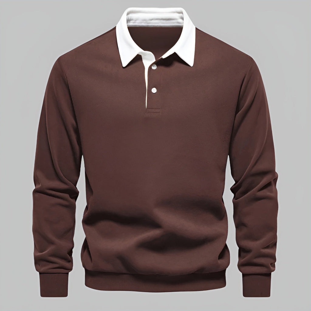 Men's Polo Neck Sweater | Sleek Knitwear Combining Comfort and Refined Style