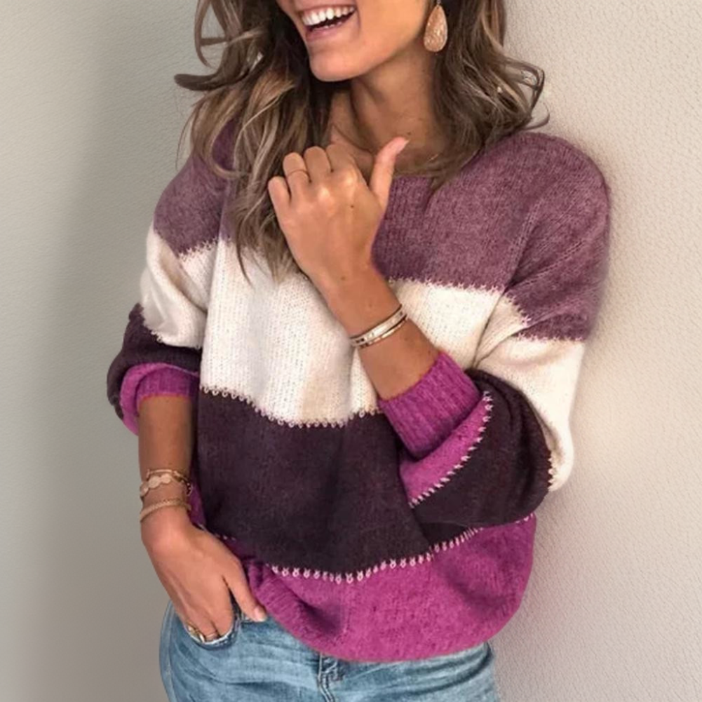 Women's Luxury Striped Sweater
