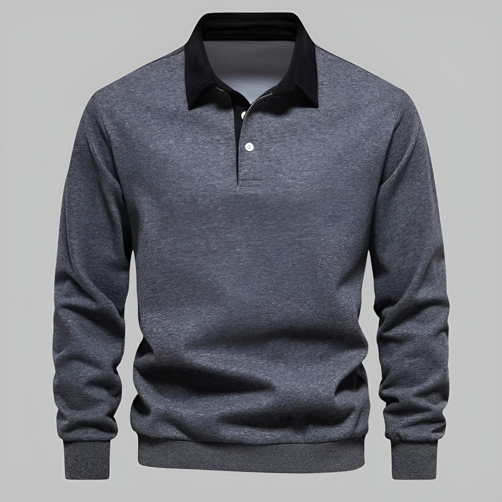 Men's Polo Neck Sweater | Sleek Knitwear Combining Comfort and Refined Style