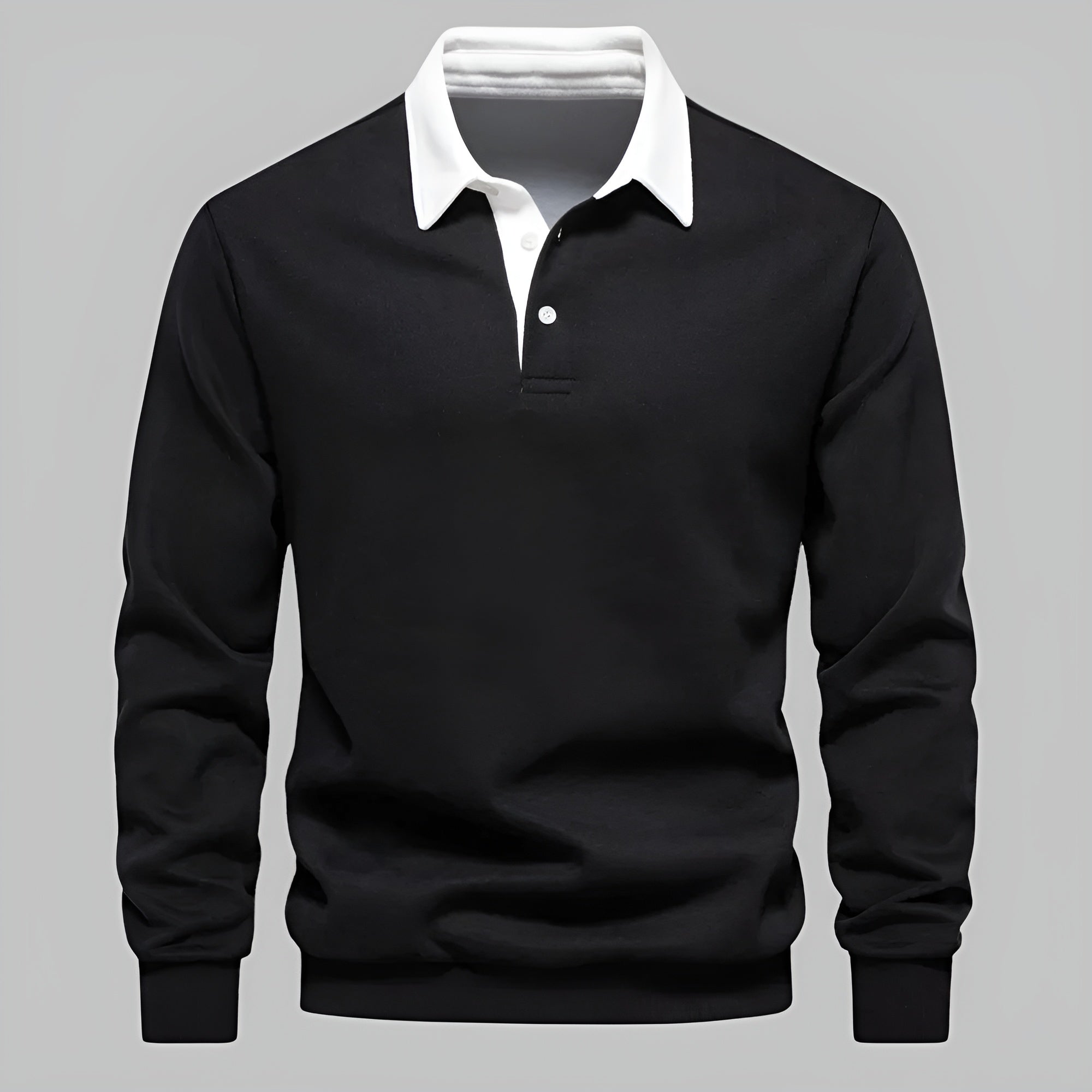 Men's Polo Neck Sweater | Sleek Knitwear Combining Comfort and Refined Style