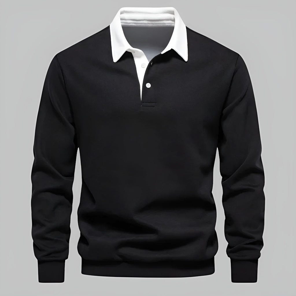 Men's Polo Neck Sweater | Sleek Knitwear Combining Comfort and Refined Style