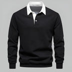 Men's Polo Neck Sweater | Sleek Knitwear Combining Comfort and Refined Style
