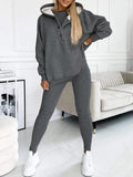 Women's 3-Piece Hoodie & Leggings Comfort Set | Soft Cozy Loungewear Outfit